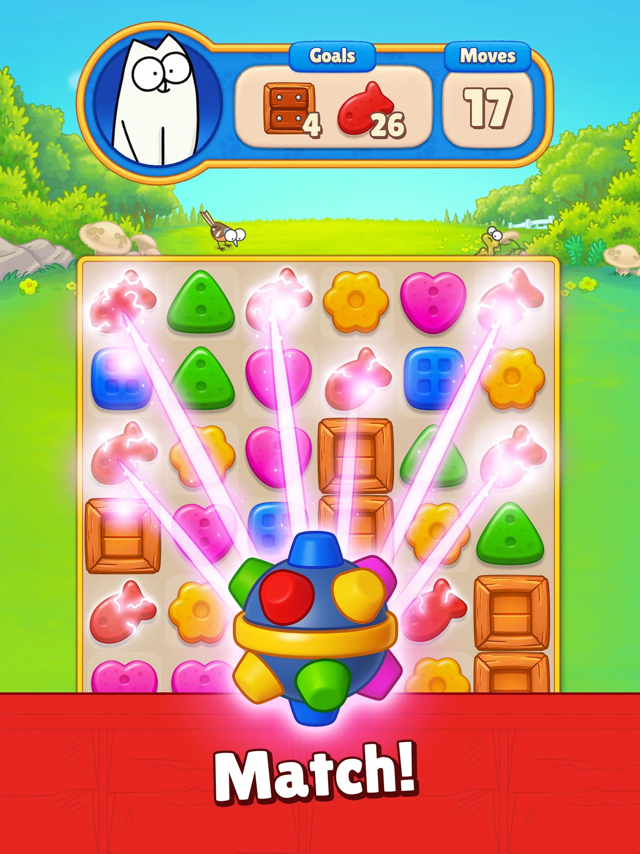 Simon's Cat Match! screenshot